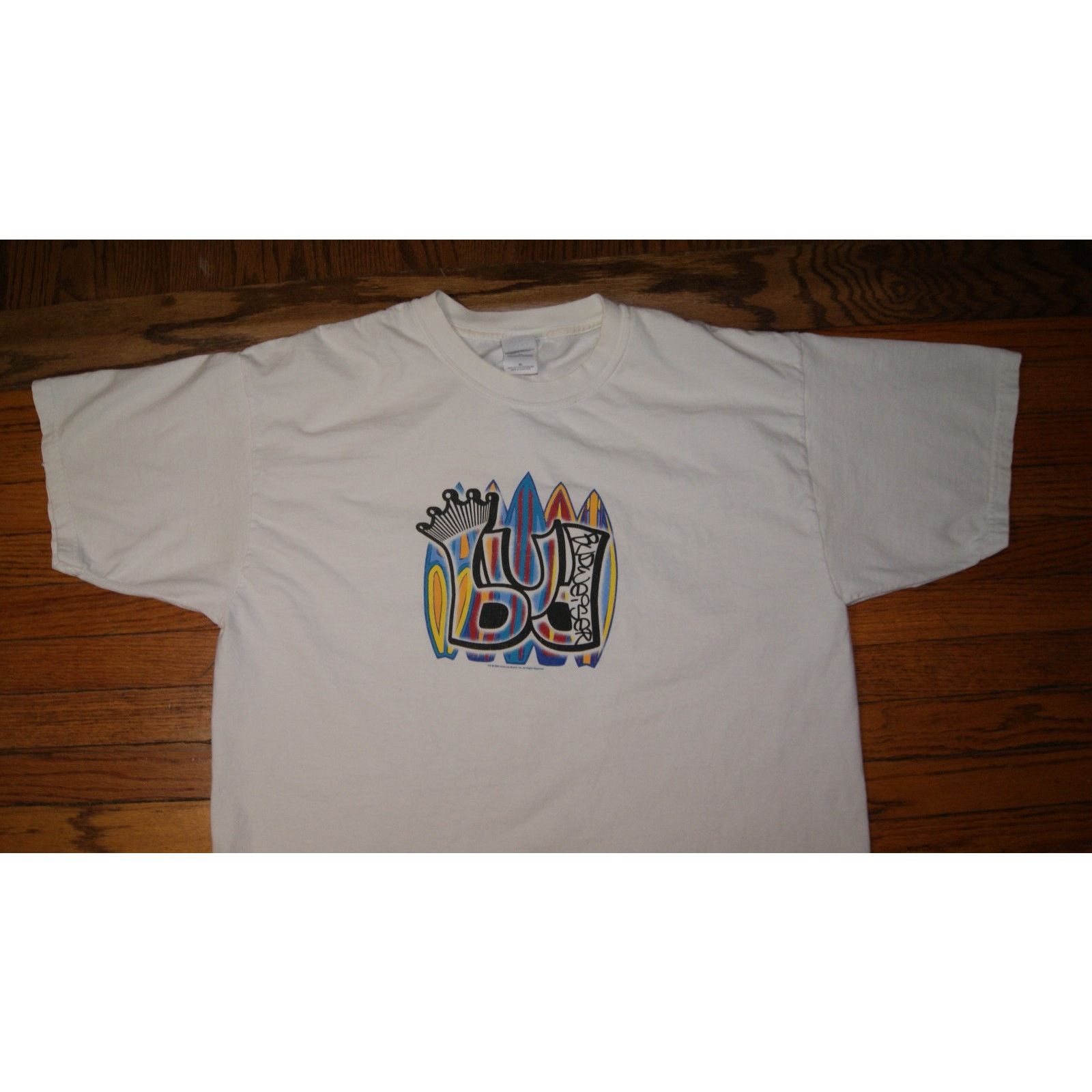Gildan VTG Budweiser XL TShirt Hawaiian Surf Boards Bud Logo Size US XL / EU 56 / 4 - 1 Thumbnail