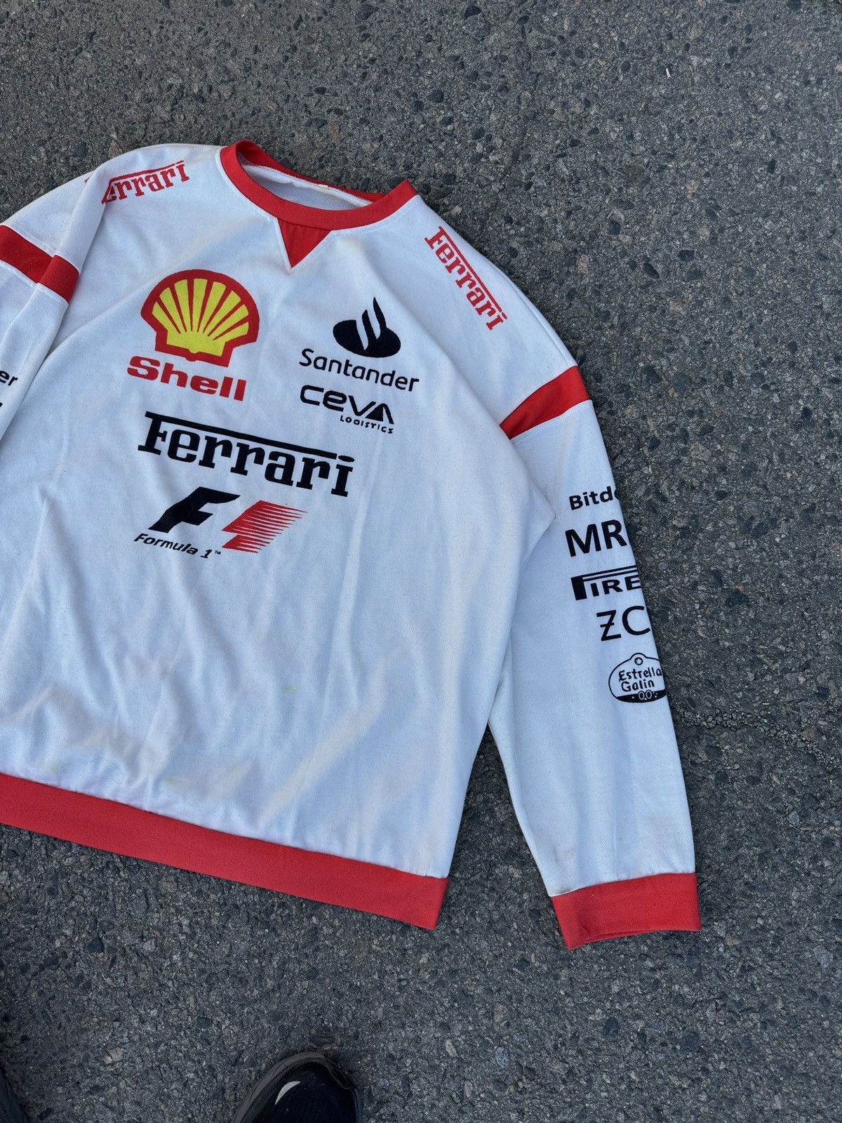 Ferrari Mens Vintage Ferrari Sweatshirt formula 1 racing jacket y2k Size US XL / EU 56 / 4 - 2 Thumbnail