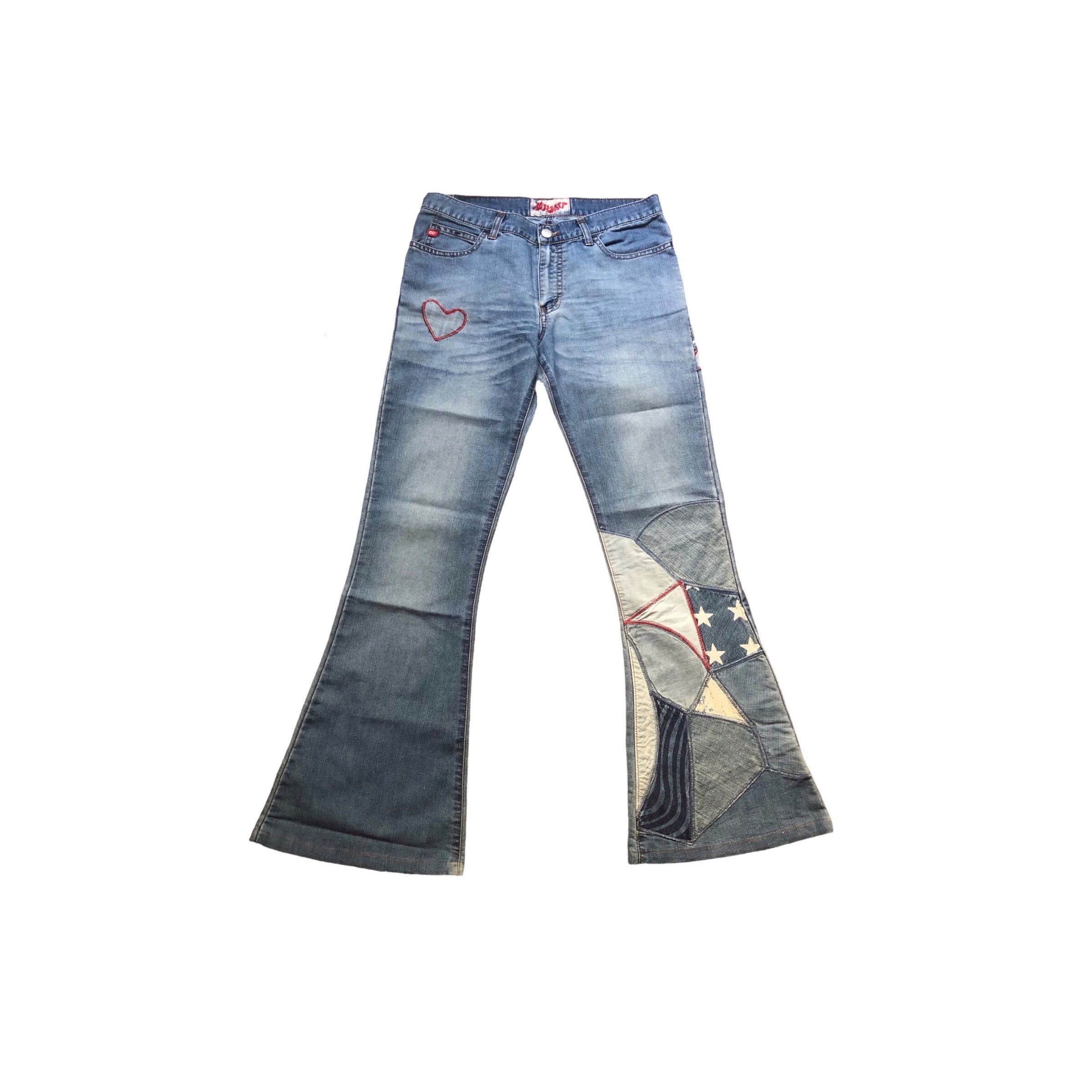 Miss Sixty The Miss Sixty Flare Patchwork Jeans Size 28" / US 6 / IT 42 - 1 Thumbnail