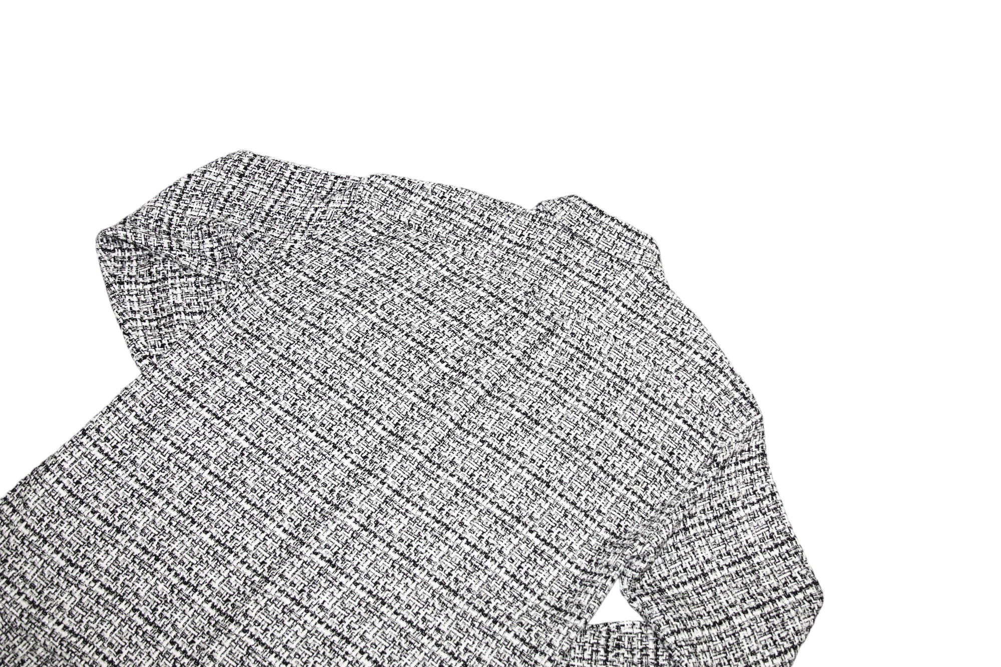 Faith Connexion Faith Connexion Black and White Logo Tweed Oversized Shirt Size US S / EU 44-46 / 1 - 12 Thumbnail