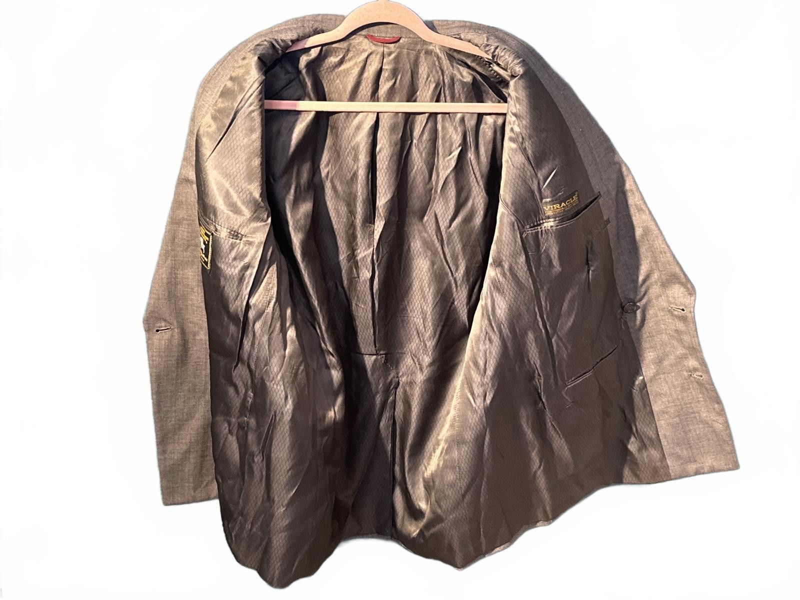Hart Schaffner Marx [1991] Men's 42-36/37 Hart Schaffner & Marx Double Breast Size 42R - 2 Thumbnail