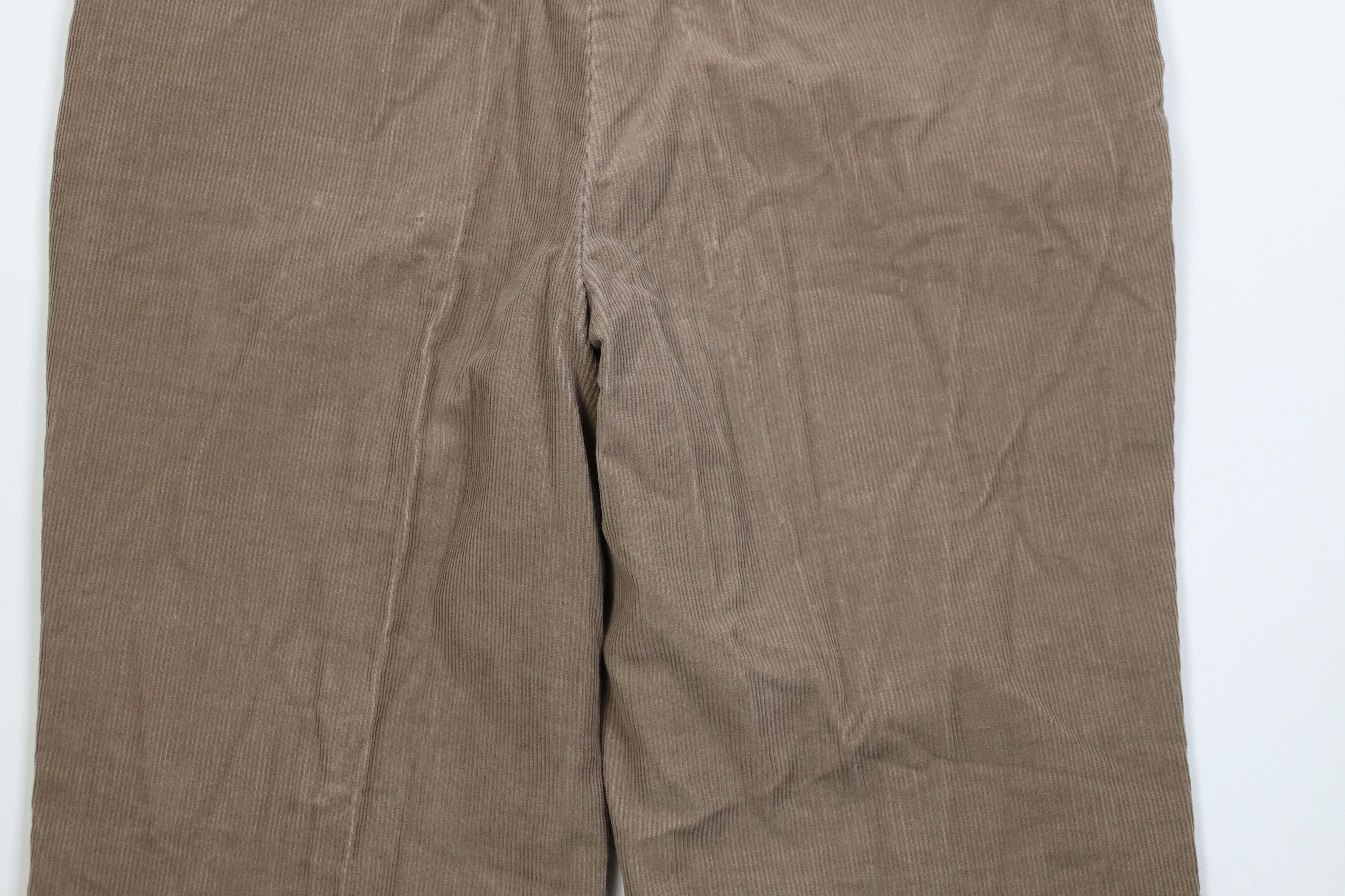 Vintage Vintage 90s Streetwear Flared Wide Leg Corduroy Chino Pants Size US 36 / EU 52 - 11 Thumbnail