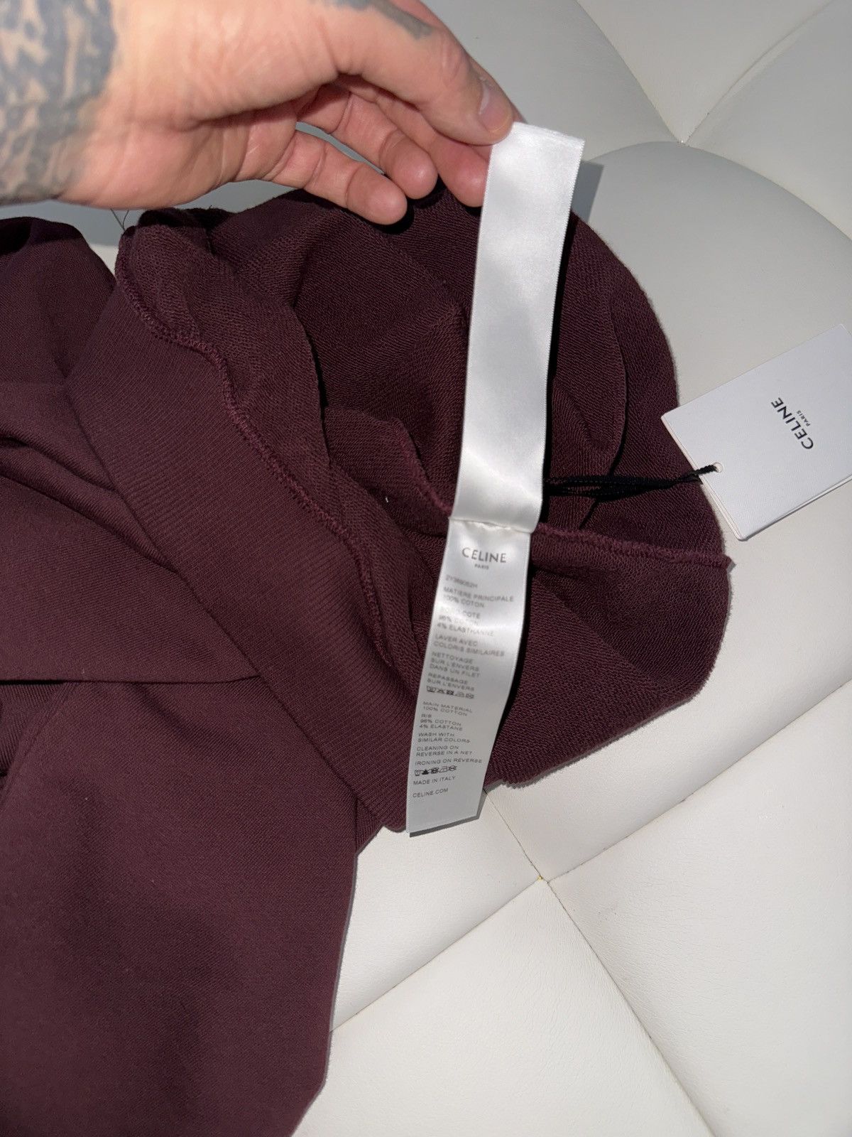 Celine Celine logo hoodie Size XS / US 0-2 / IT 36-38 - 5 Thumbnail