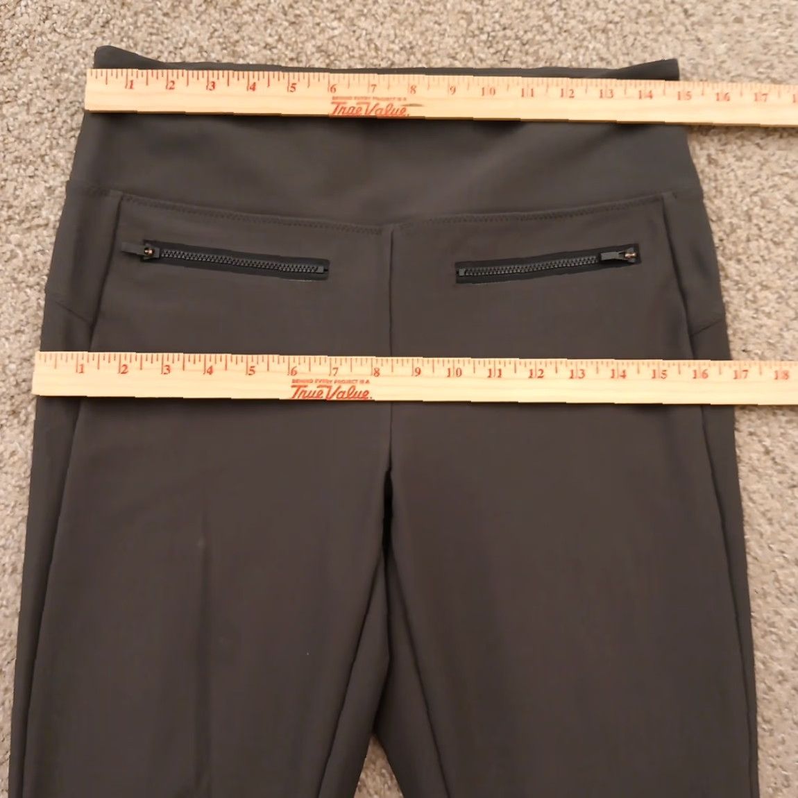 Athleta Athleta Pants Womens Medium Gray Ankle Pull On High Rise Pockets 30x25 Nylon Spandex Straight Regular Size 32" / US 10 / IT 46 - 2 Thumbnail