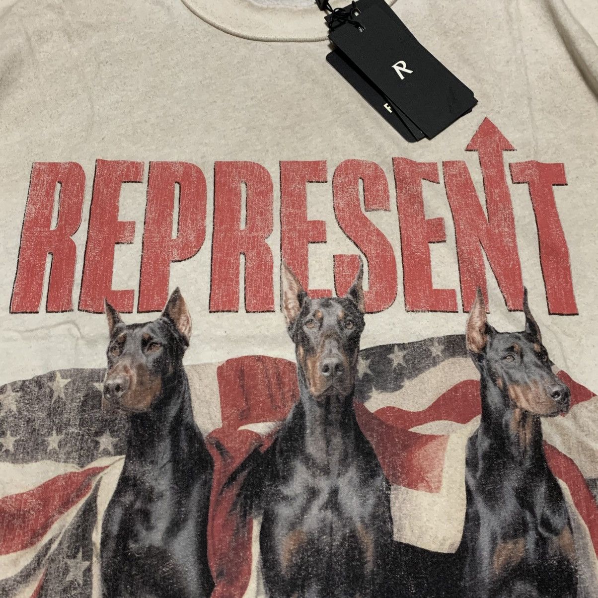 Represent Clo. Represent XL Dream On Tour Washed Ecru White Tee Size US XL / EU 56 / 4 - 4 Thumbnail