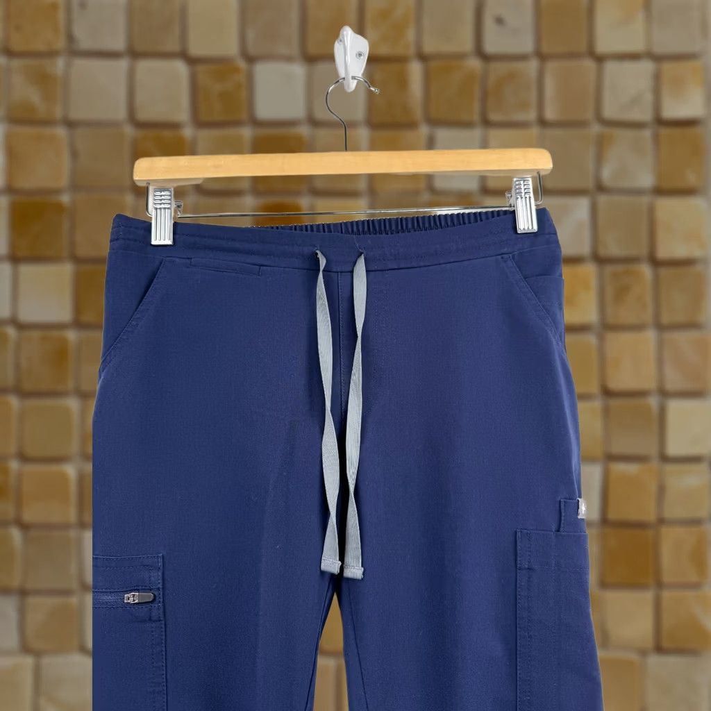 Vintage FIGS Cargo Scrub Pants Shirt? Size 26" / US 2 / IT 38 - 1 Thumbnail