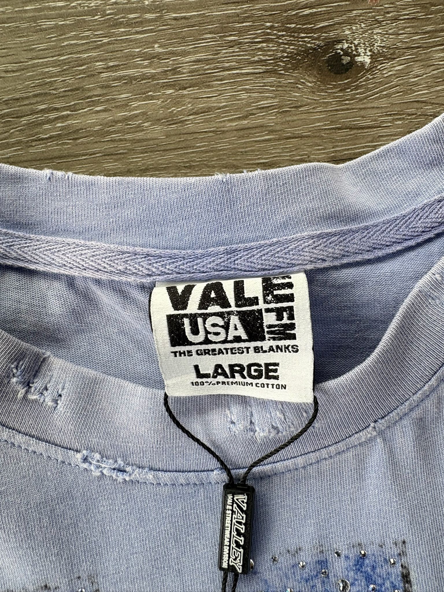 Vale Vale Forever "Holy Metal Bling" Tee (Blue) Size US L / EU 52-54 / 3 - 2 Thumbnail