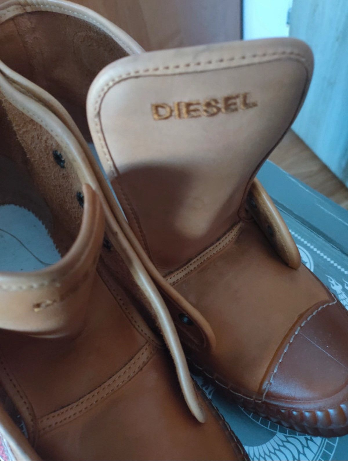 Diesel DIESEL DRAAGS94 LEATHER SNEAKERS MADE IN SPAIN Size US 10 / EU 43 - 15 Thumbnail