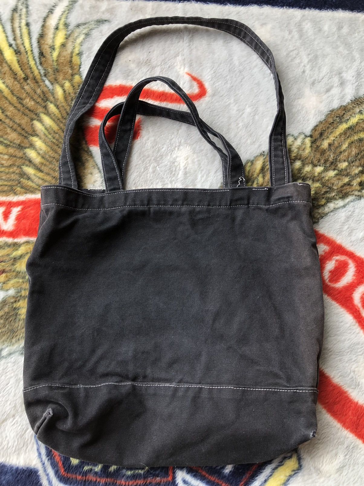 Undercover Vintage Undercover Tokyo Canvas Tote Bag Black Size ONE SIZE - 12 Thumbnail
