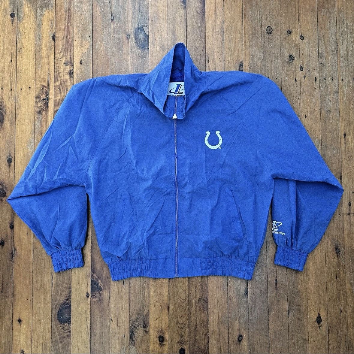 Logo Athletic Logo Athletic Blue vintage Indianapolis Colts Windbreaker L Size US L / EU 52-54 / 3 - 1 Thumbnail