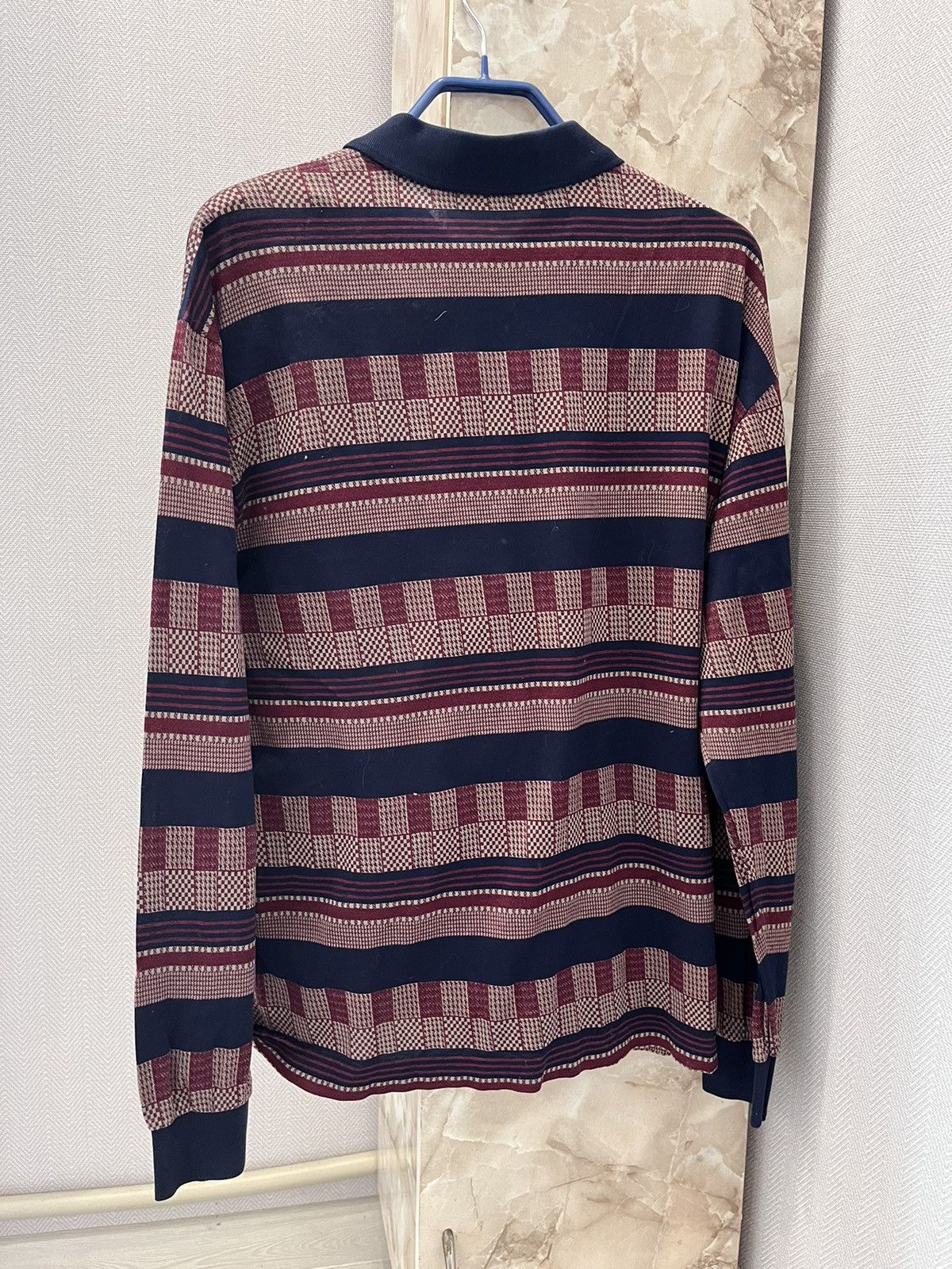 Vintage RRP-500$!! Dunhill Longsleeve polo tshirt luxury rare Size US L / EU 52-54 / 3 - 3 Thumbnail