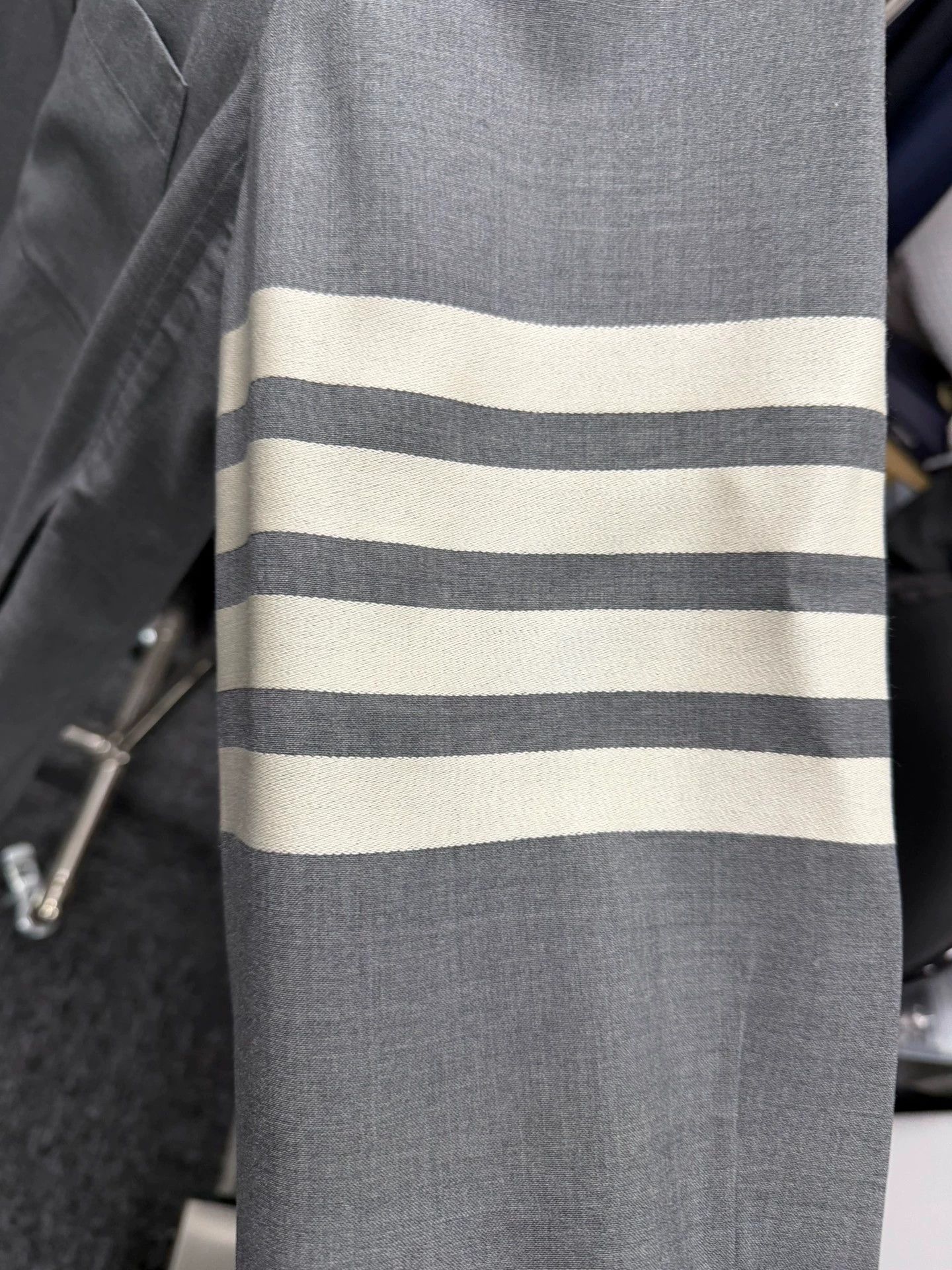 Thom Browne Thom Browne Men's 4-Bar Wool Jacket Medium Gray Size 3 Size US L / EU 52-54 / 3 - 4 Thumbnail