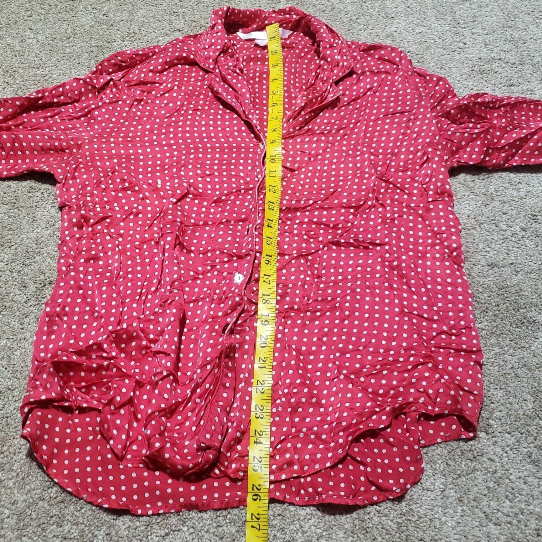 Victoria's Secret Victoria's Secret Sleep Shirt Shirt Women M Red Lightweight Button Up VICTORIAS SECRET Size M / US 6-8 / IT 42-44 - 5 Thumbnail