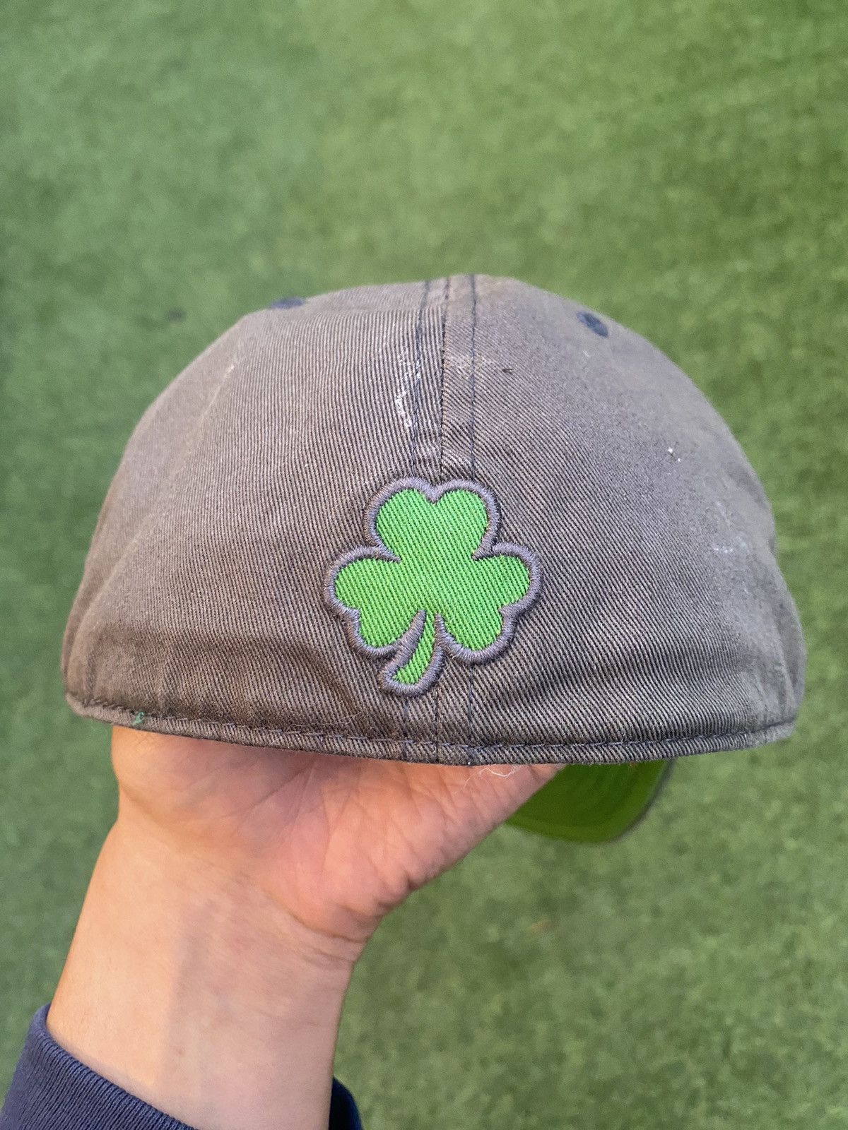 MLB × Vintage Grey DISTRESSED Boston hat Size ONE SIZE - 2 Thumbnail
