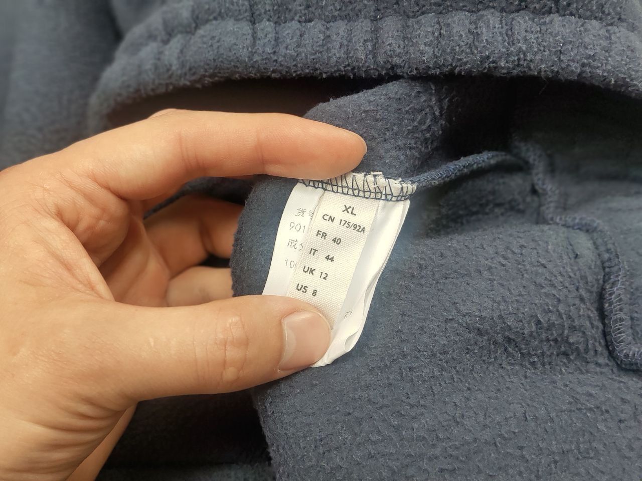 Japanese Brand J ian Ye Japanese Design TWB Dark Blue Baggy Fleece Pants Size US 32 / EU 48 - 14 Thumbnail