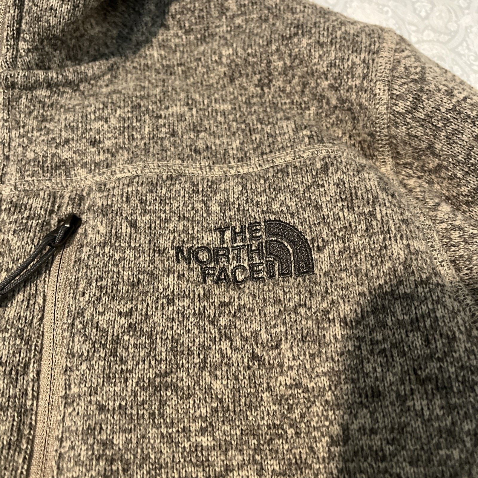 The North Face The North Face Full Zip Fleece Jacket Beige Gray Men's Small Size US S / EU 44-46 / 1 - 4 Thumbnail