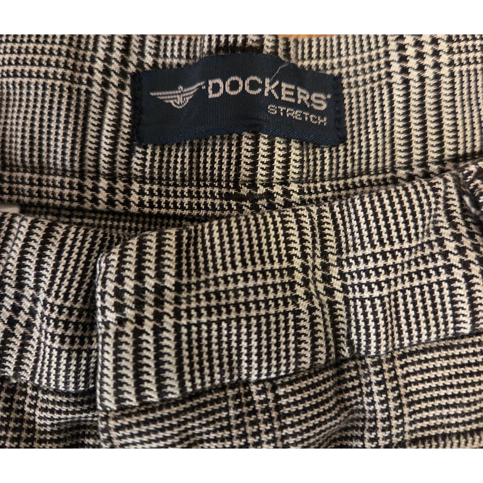 Dockers Dockers Women's Size 8 Stretch Plaid Capri Formal Pants Size 30" / US 8 / IT 44 - 3 Thumbnail