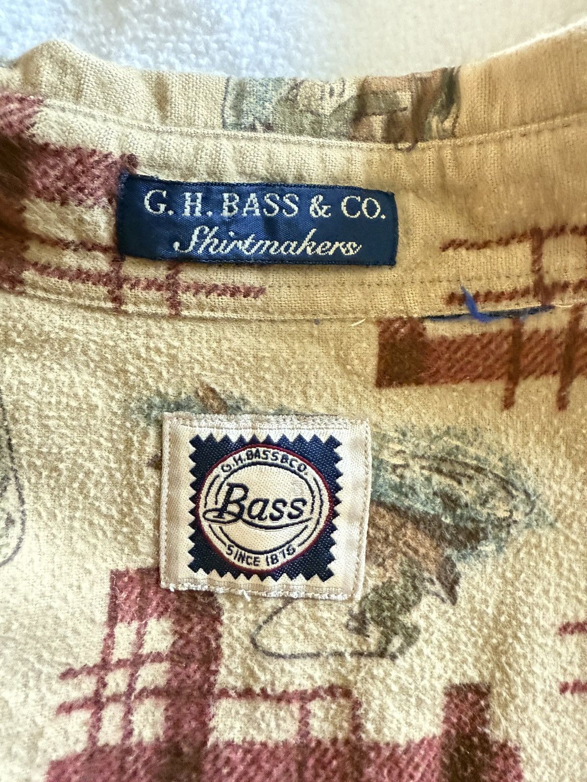 G.H. Bass & Co. Vintage GH Base Fisherman Shirt Size US L / EU 52-54 / 3 - 3 Thumbnail