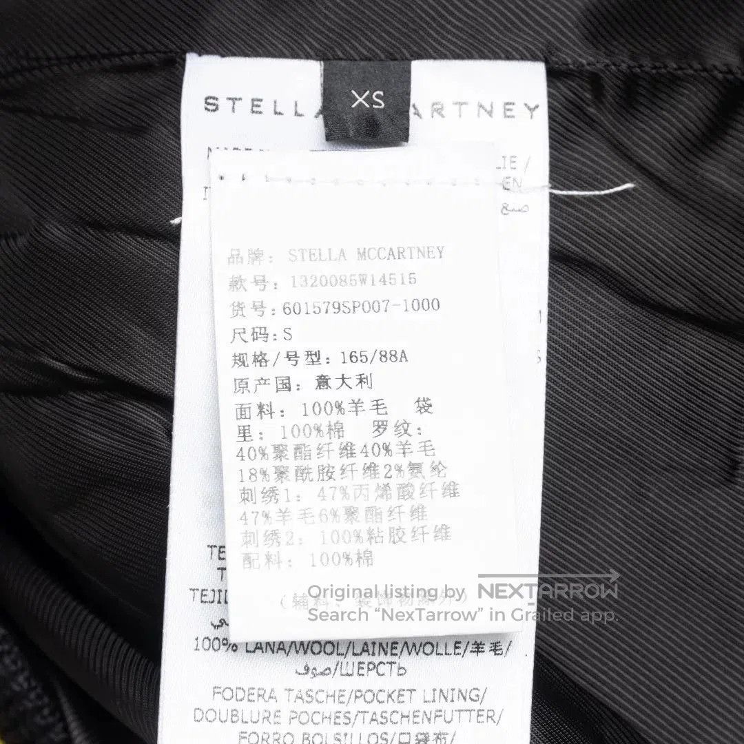 Stella McCartney Stella McCartney Navy Collar Wool Jacket. Size M / US 6-8 / IT 42-44 - 8 Thumbnail