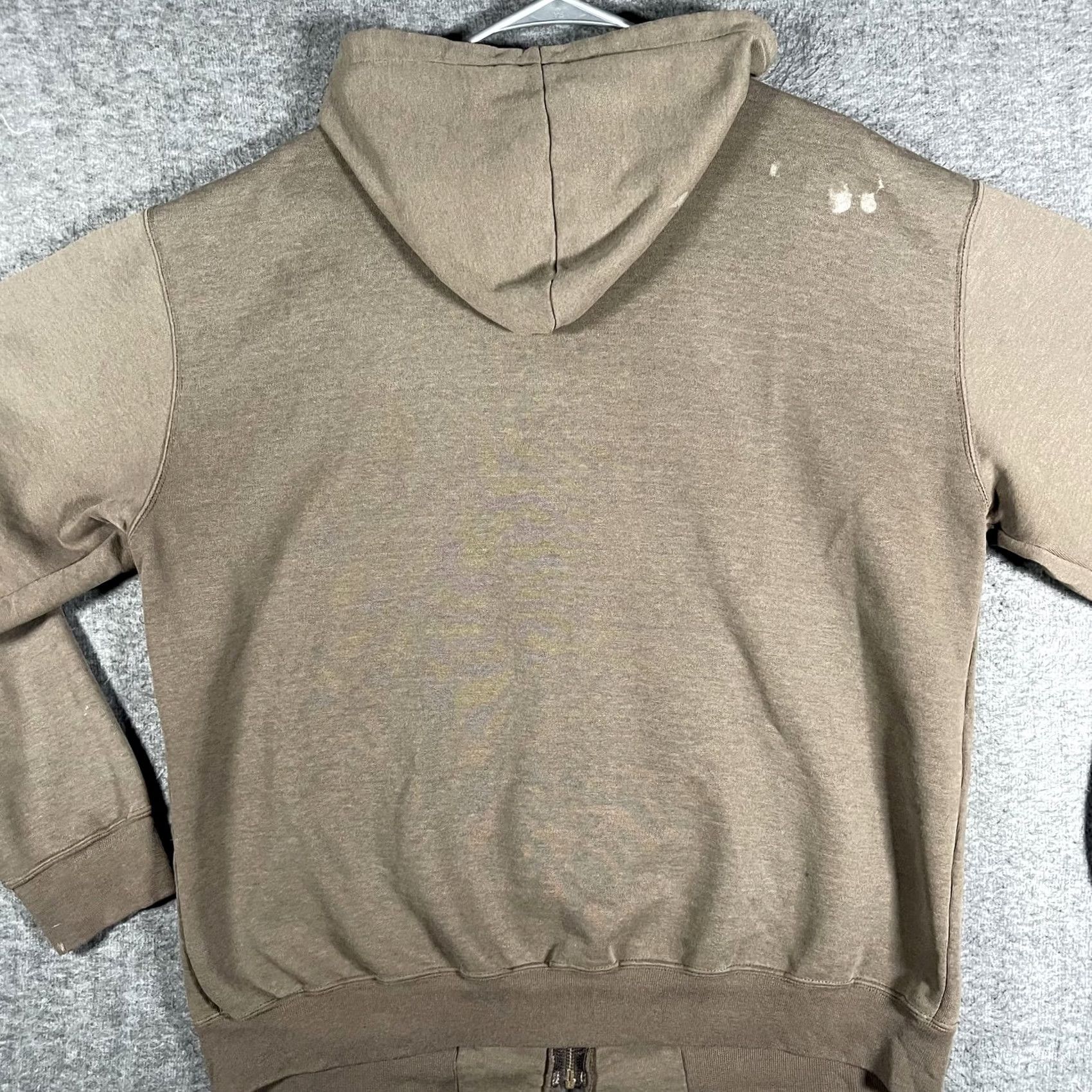Carhartt VINTAGE Carhartt Hoodie Mens M Brown Full Zip Fleece Embroidered Logo K122 Size US M / EU 48-50 / 2 - 2 Thumbnail