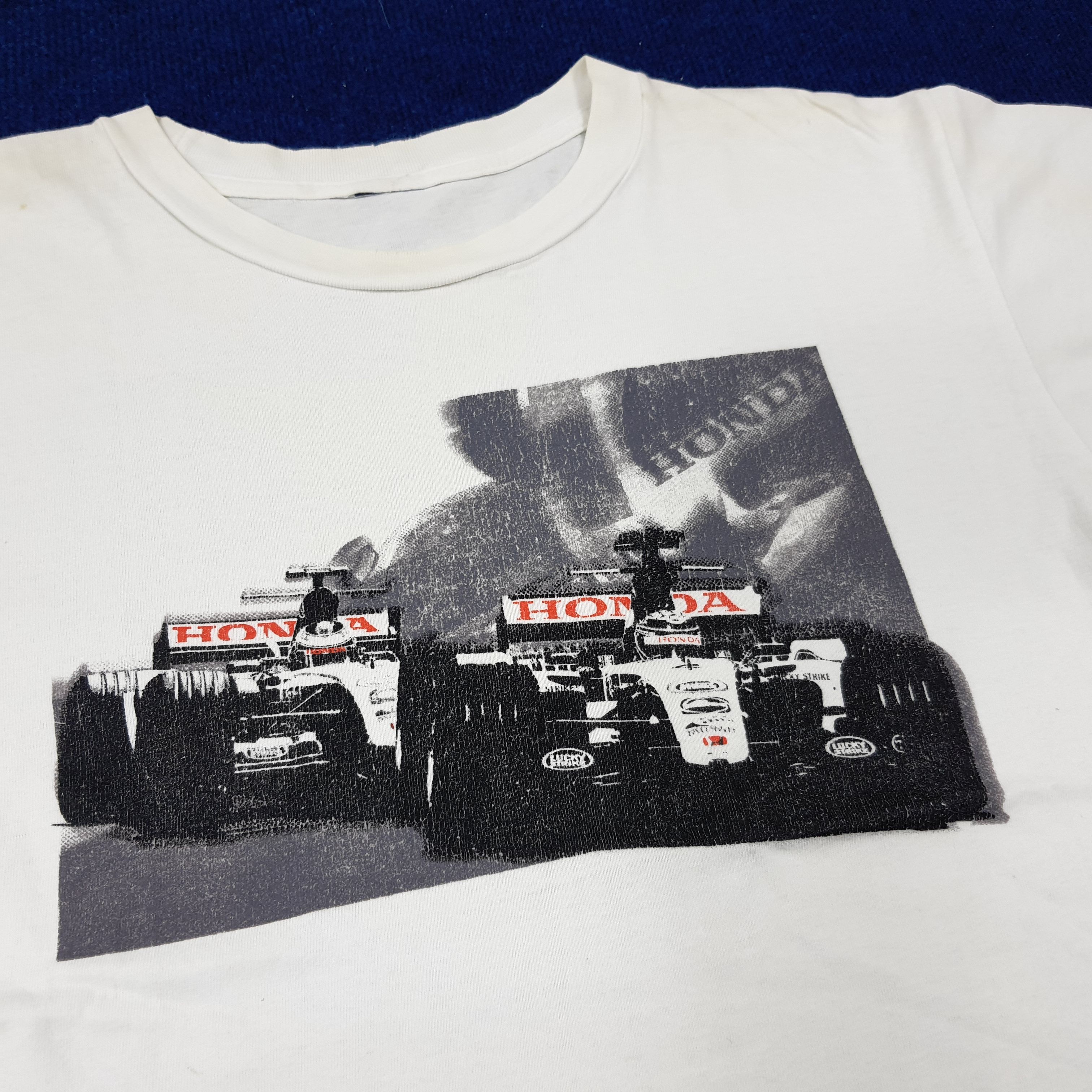 Honda × Vintage Vintage Honda Racing Formula 1 F1 Japan Tshirt Size US L / EU 52-54 / 3 - 2 Thumbnail