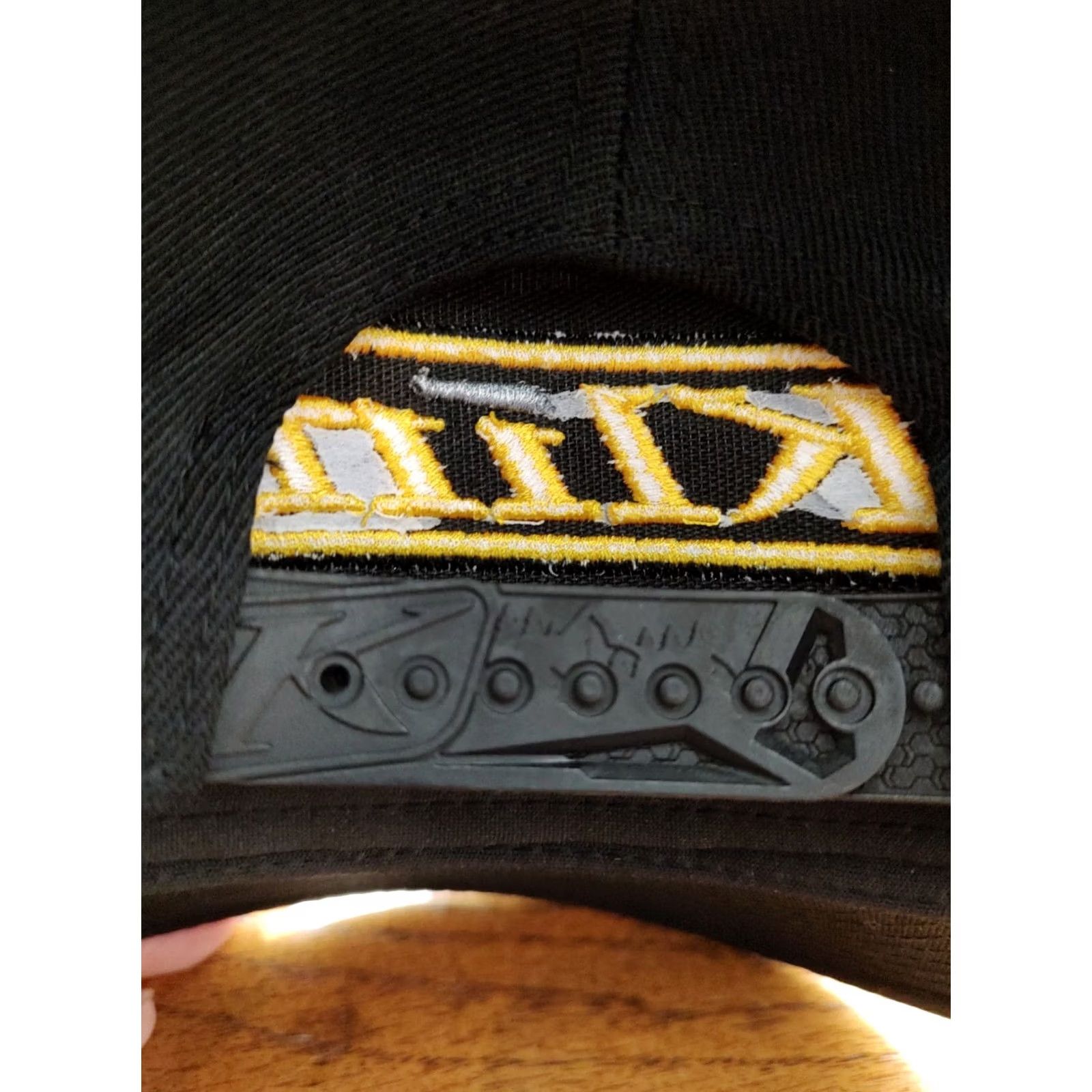 Logo 7 Klim 5 Panel Hat Black Yellow Snapback OS Adjustable Embroidered Logo Motocross Mens Hat Size ONE SIZE - 3 Thumbnail