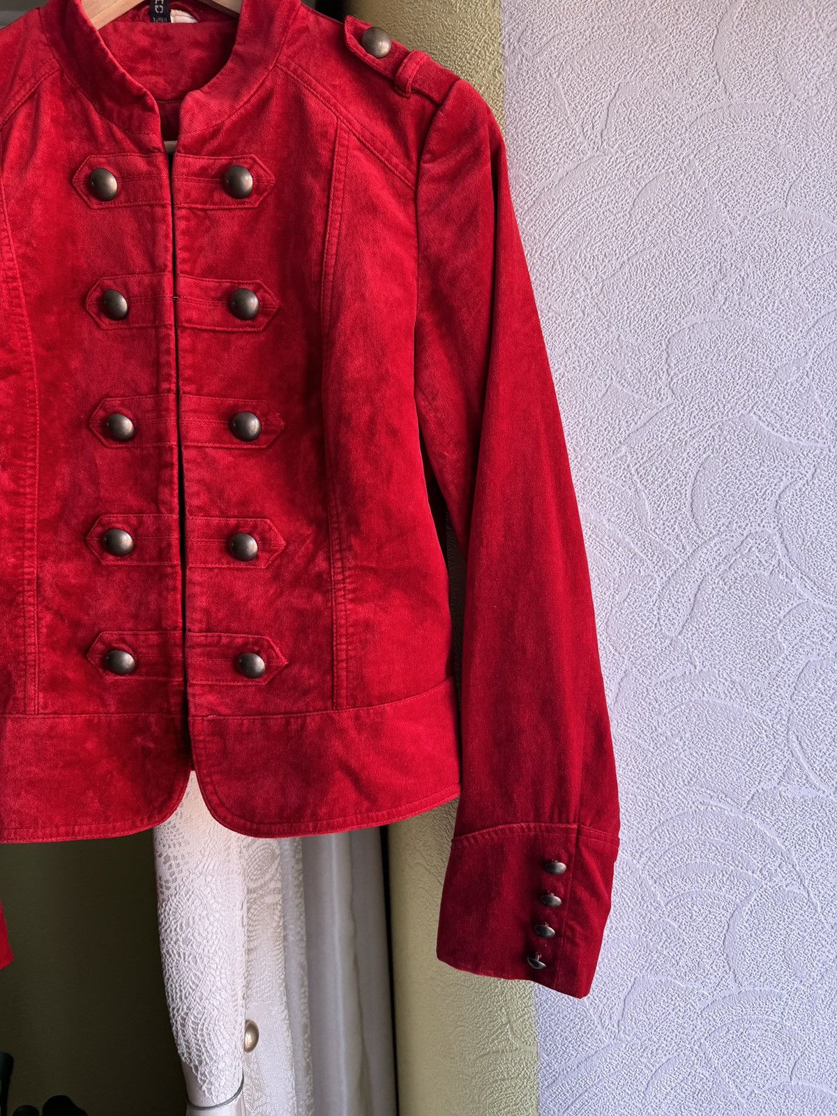 Hysteric Glamour Vintage Military Napoleon Velour Jacket PPFM Balmain Style Size M / US 6-8 / IT 42-44 - 8 Thumbnail