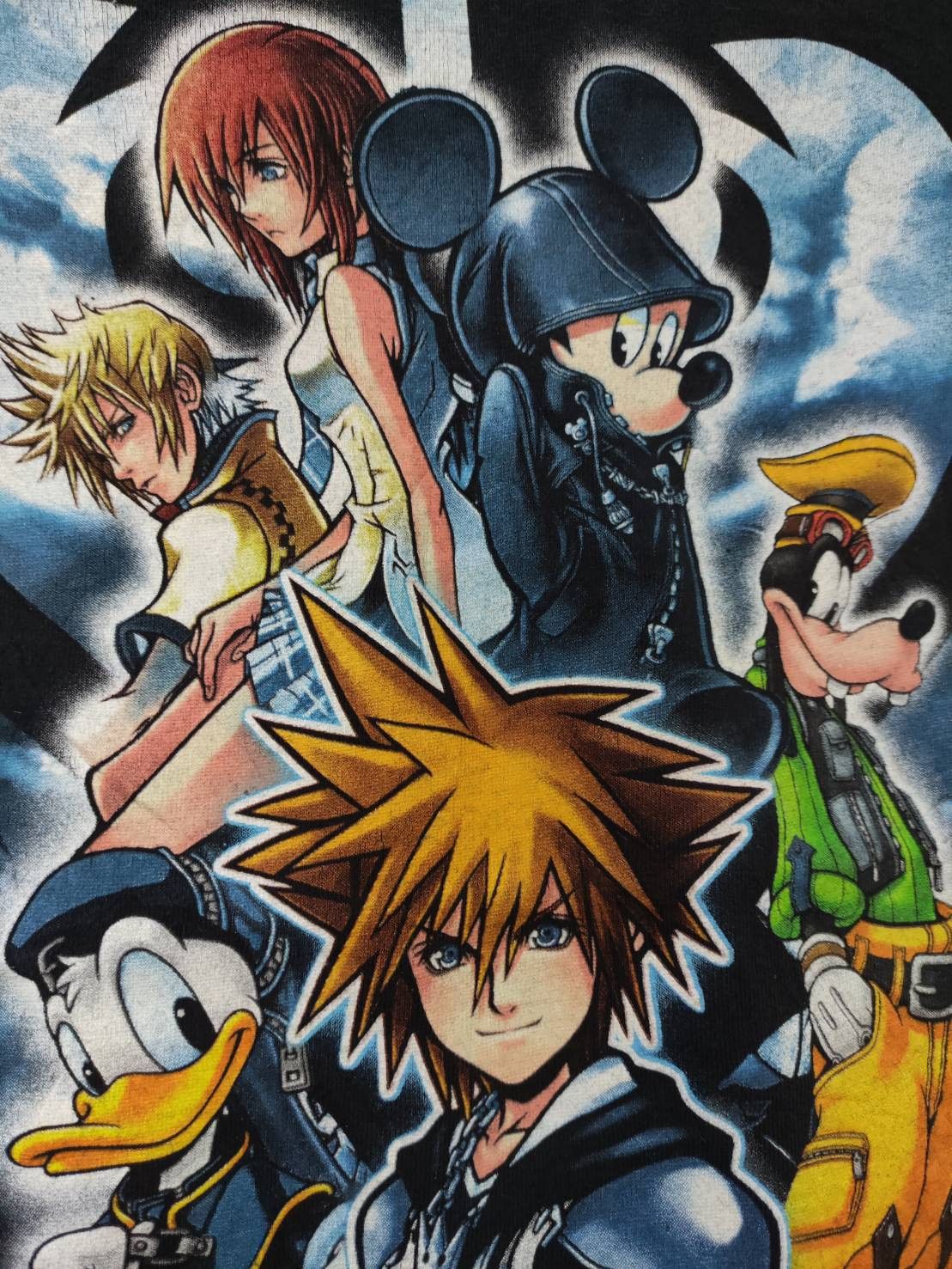 Disney Kingdom Hearts Disney Game Promo Big Print T-Shirt Size US L / EU 52-54 / 3 - 5 Thumbnail