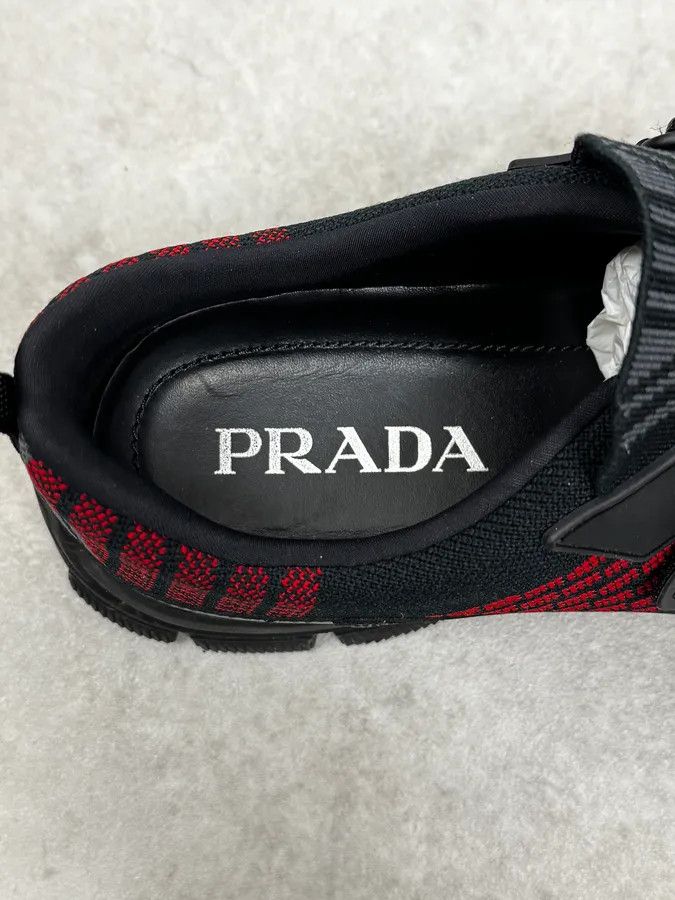 Prada Prada Black & Red Socks Sneakers Size US 7 / EU 40 - 7 Thumbnail