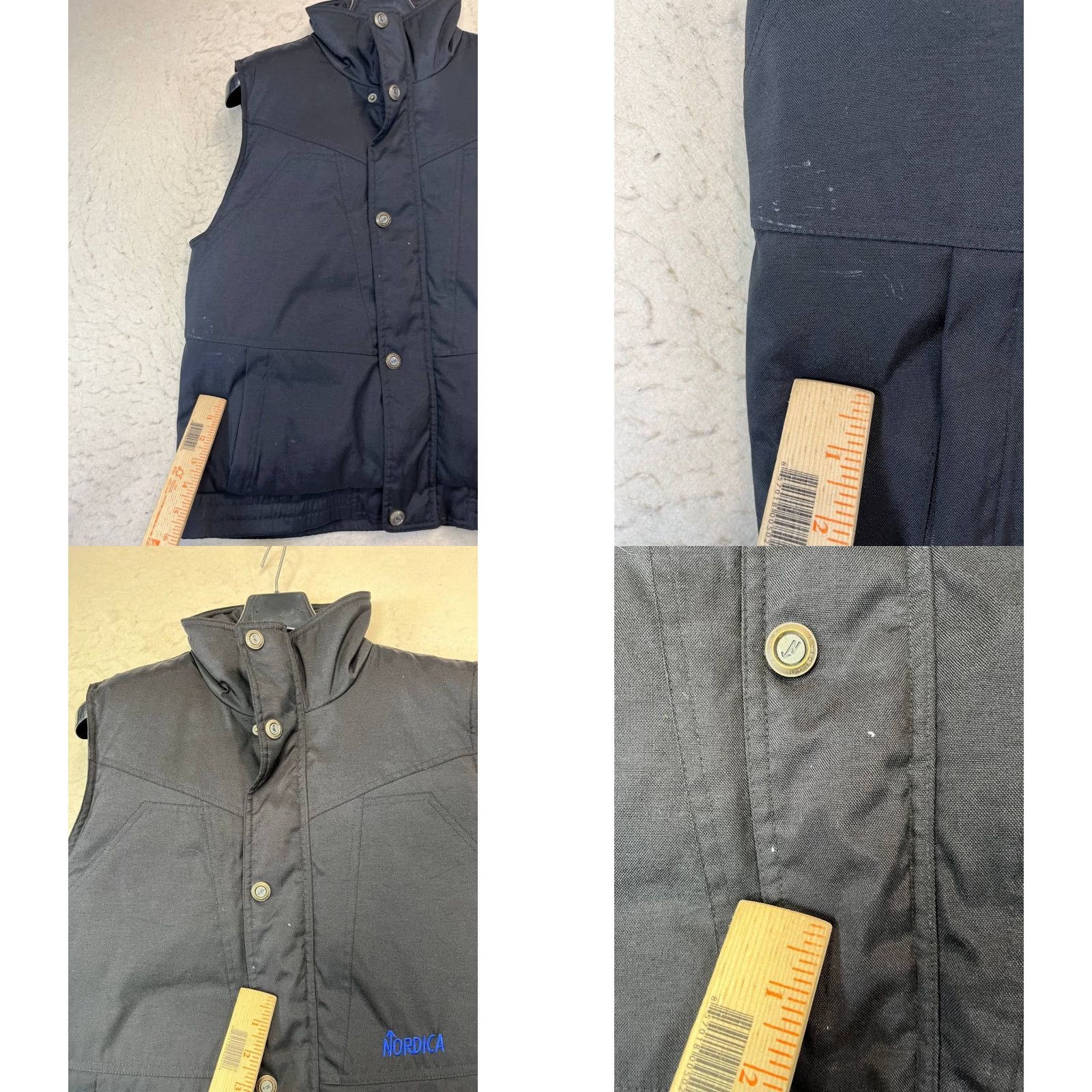 Vintage VINTAGE Nordica Sportsystem Down Vest Unisex Adults Medium Black Blue Interior See Pics Size US M / EU 48-50 / 2 - 8 Thumbnail