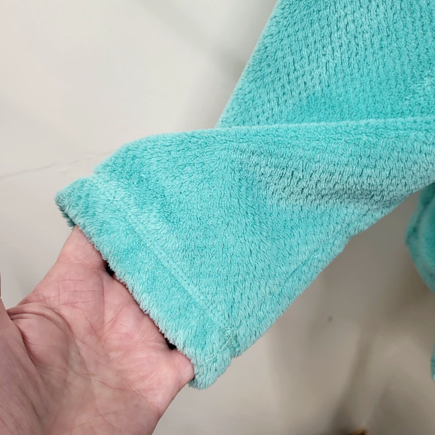 Talbots Talbots Sweater Womens Sz M Quarter Zip Pullover Turquoise Knit Long Sleeve Casual Travel Winter Spring Fall Size M / US 6-8 / IT 42-44 - 6 Thumbnail