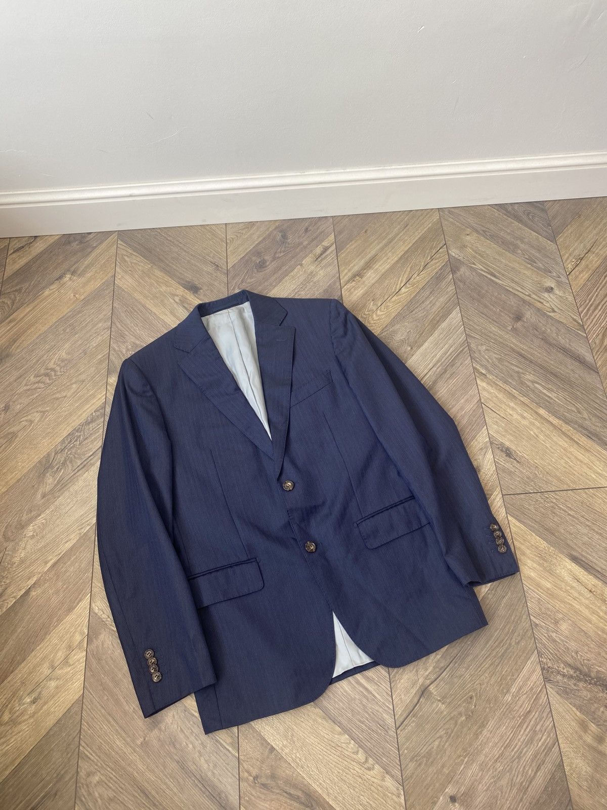 Suitsupply Vintage SuitSupply Napoli Old money style rare suit Size 48R - 5 Thumbnail