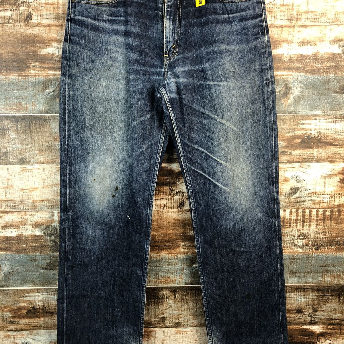 Levi's Levis 502 Blue ripped distressed Denim Pants #A2605 Size US 33 - 5 Thumbnail
