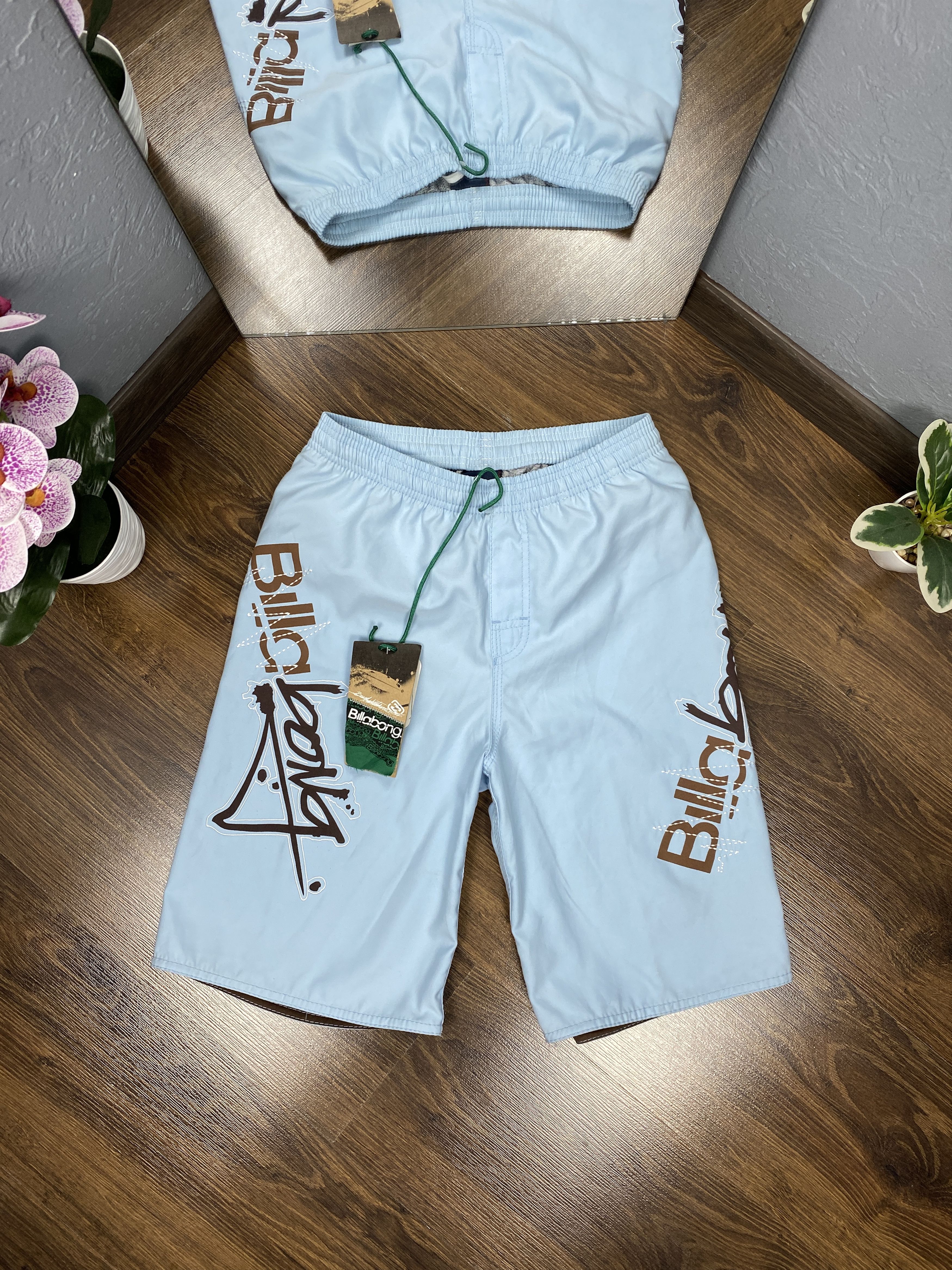 Billabong NEW Billabong Surf Style Vintage Mens Shorts Size US 31 - 1 Thumbnail