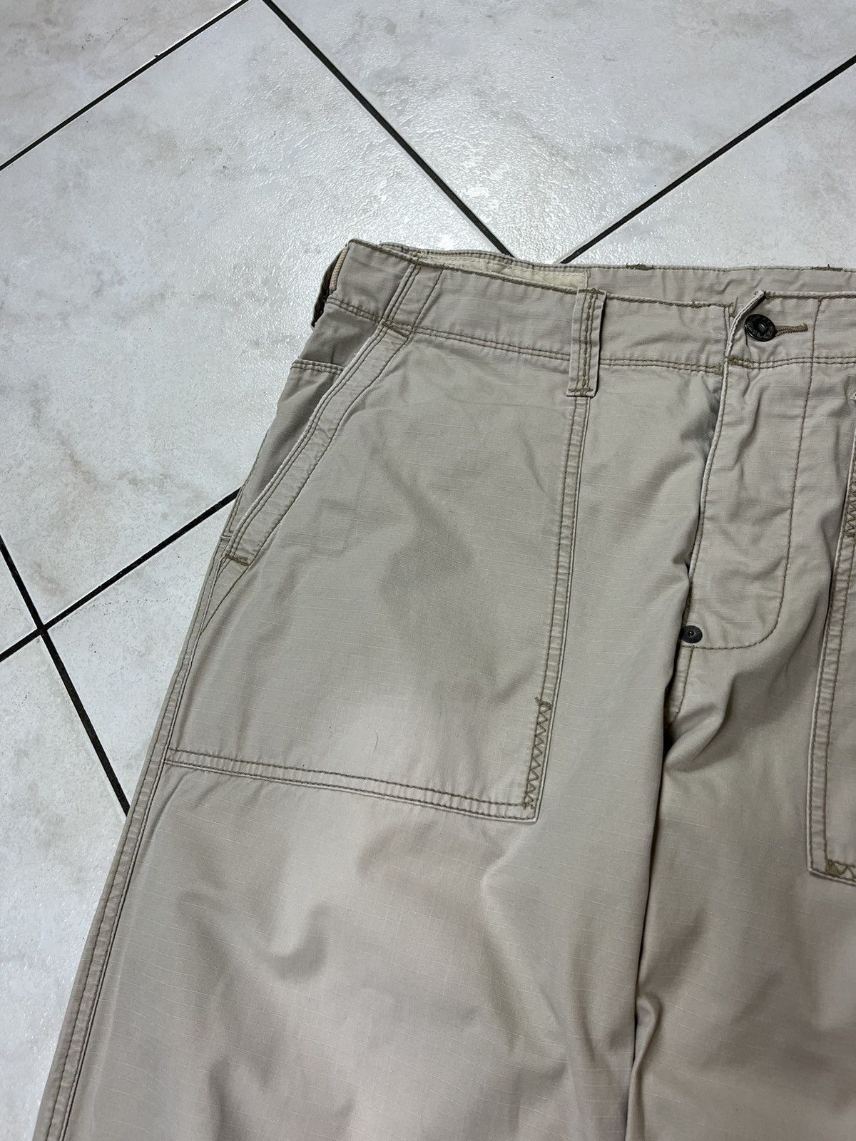 Polo Ralph Lauren × Ralph Lauren × Vintage Vintage Ralph Lauren distressed washed thrashed cargo pants Size US 34 / EU 50 - 9 Thumbnail