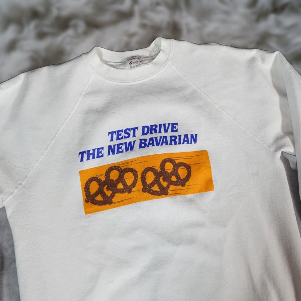 VINTAGE Rold Gold Graphic Print Sweatshirt Adult Medium Gold 90s Mens
