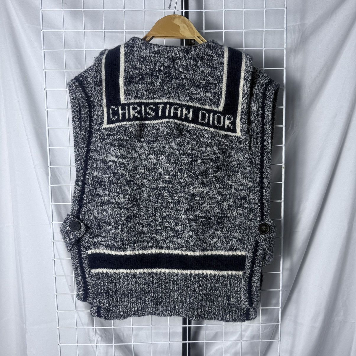 Vintage Christian Dior wool Jumpers Size S / US 4 / IT 40 - 2 Thumbnail