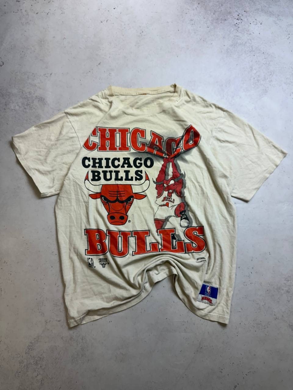 NBA Vintage 90's Chicago Bulls Nutmeg Mills T-shirt L Size US L / EU 52-54 / 3 - 2 Thumbnail