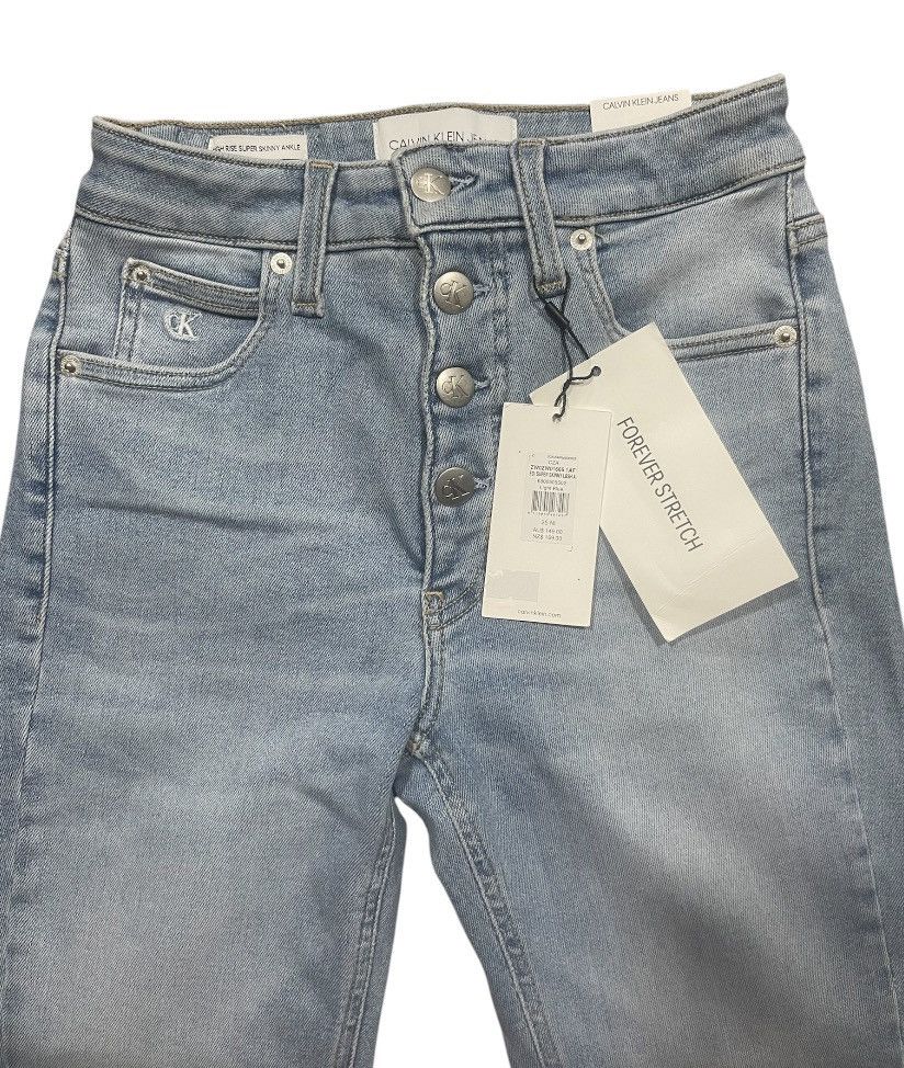 Calvin Klein Calvin Klein Jeans High Rise Super Skinny Ankle Stretchy Size 26" / US 2 / IT 38 - 12 Thumbnail