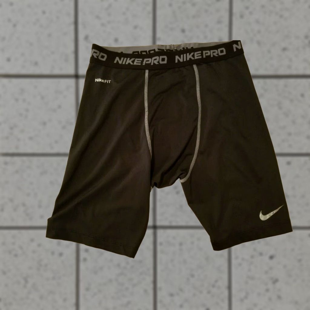 Nike Nike Pro Shorts M Medium Black Athletic Men’s Pro Shorts Gym Workout Activewear Mens Nike Pro M Black Athletic Size US 31 - 1 Thumbnail