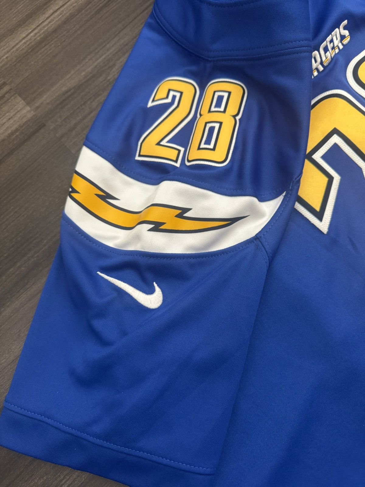Nike Melvin Gordon #28 Los Angeles Chargers NFL Stitched Jersey Size XL / US 12-14 / IT 48-50 - 6 Thumbnail