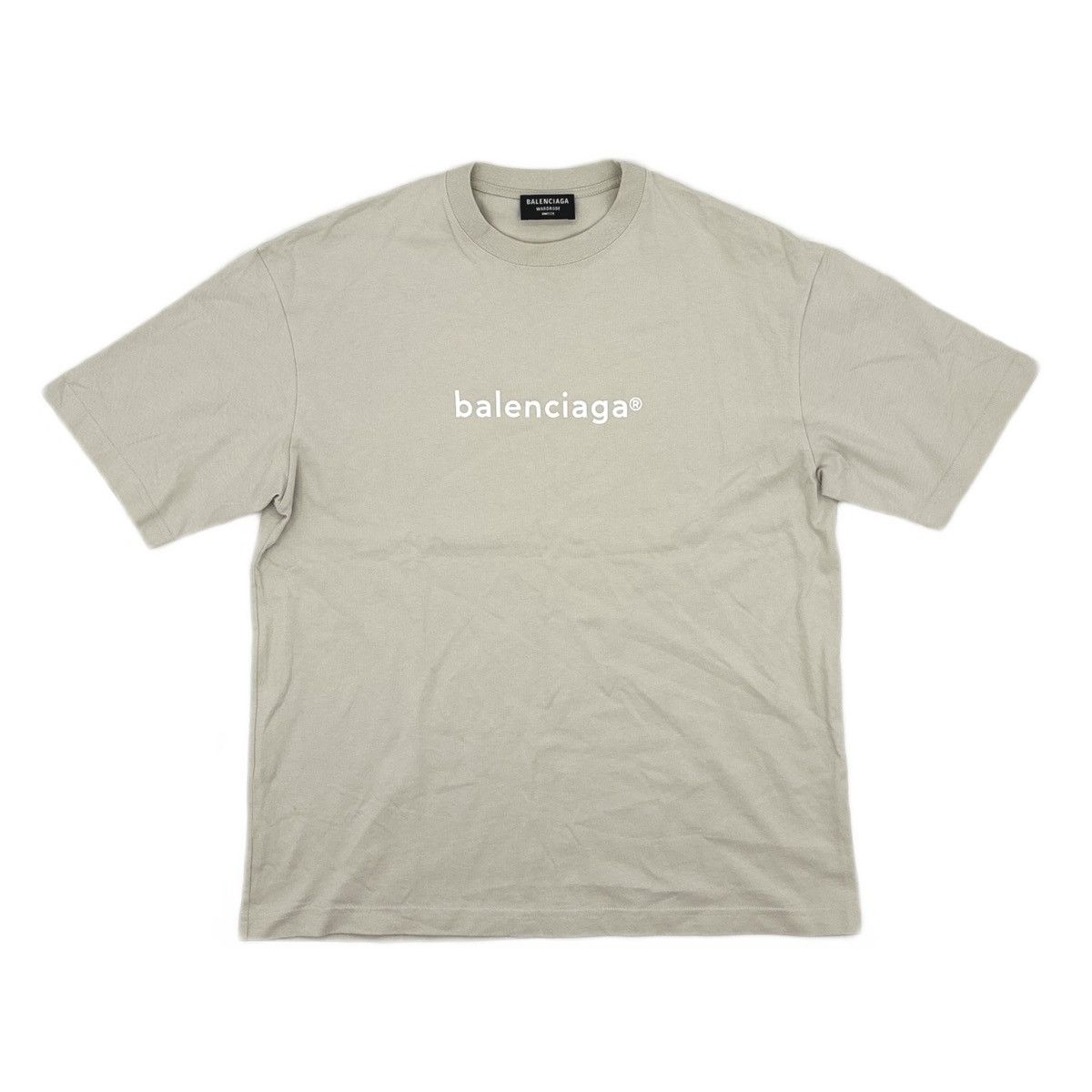 Balenciaga New Copyright T-Shirt in cement grey