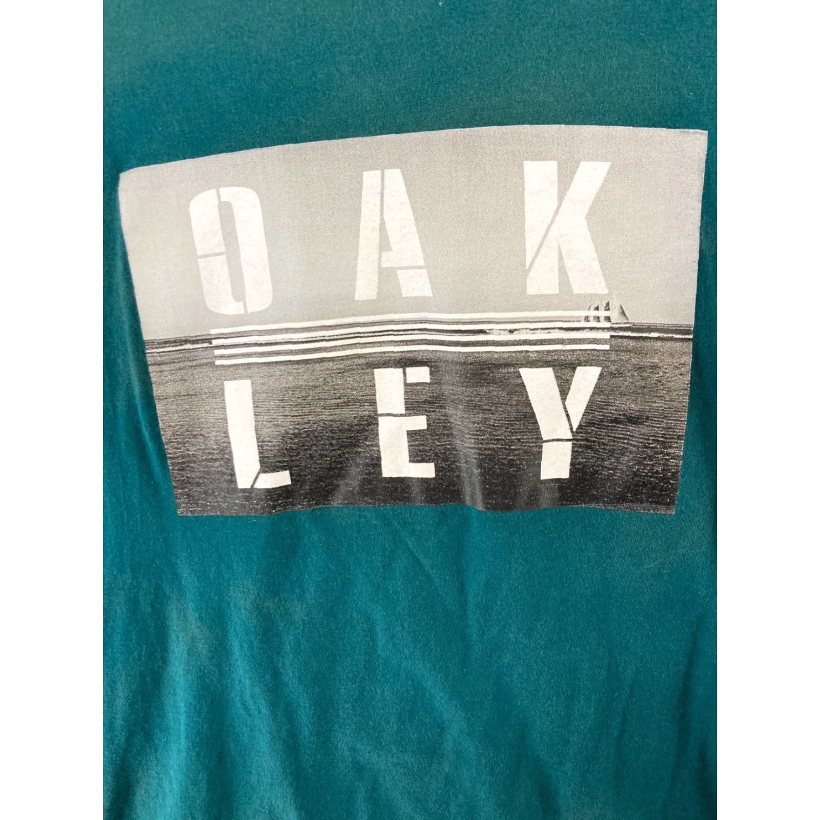 Oakley Oakley T-Shirt Mens XL Blue Graphic Print Outdoor Comfort Crew Neck Short Sleeve Jersey Cotton Blend Regular Fit Size US XL / EU 56 / 4 - 2 Thumbnail