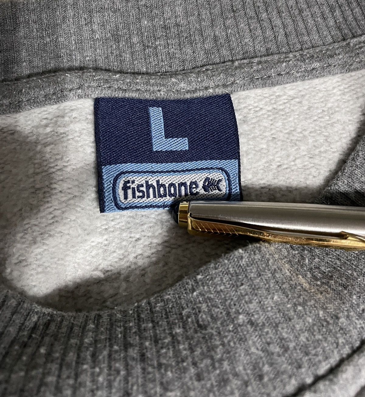 Japanese Brand × Vintage 90s Fishbone Sweatshirt Size US L / EU 52-54 / 3 - 5 Thumbnail