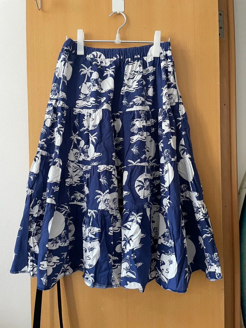 Comme des Garcons Vintage Comme des Garçons Floral Skirt-dmc Size US 26 / EU 42 - 1 Thumbnail