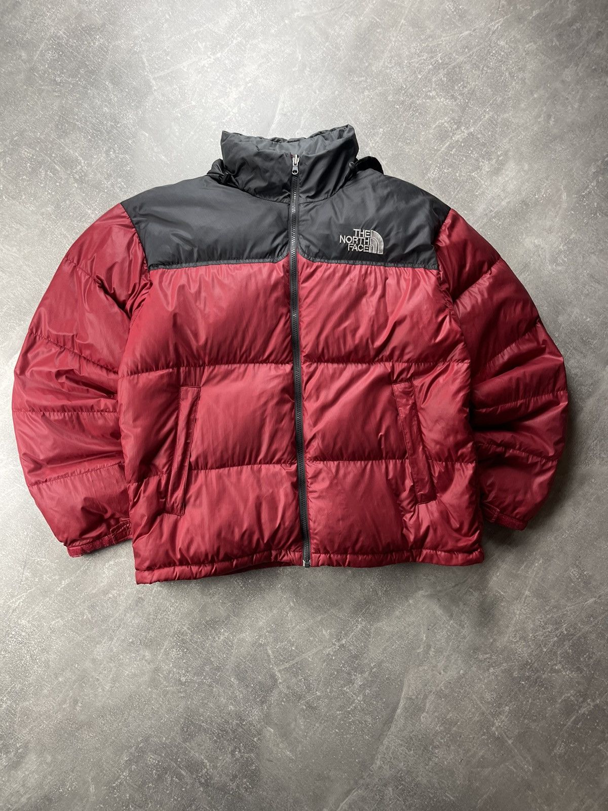 The North Face The North Face 700 Goose Down Puffer Nylon Jacket Red Black Size US L / EU 52-54 / 3 - 3 Thumbnail