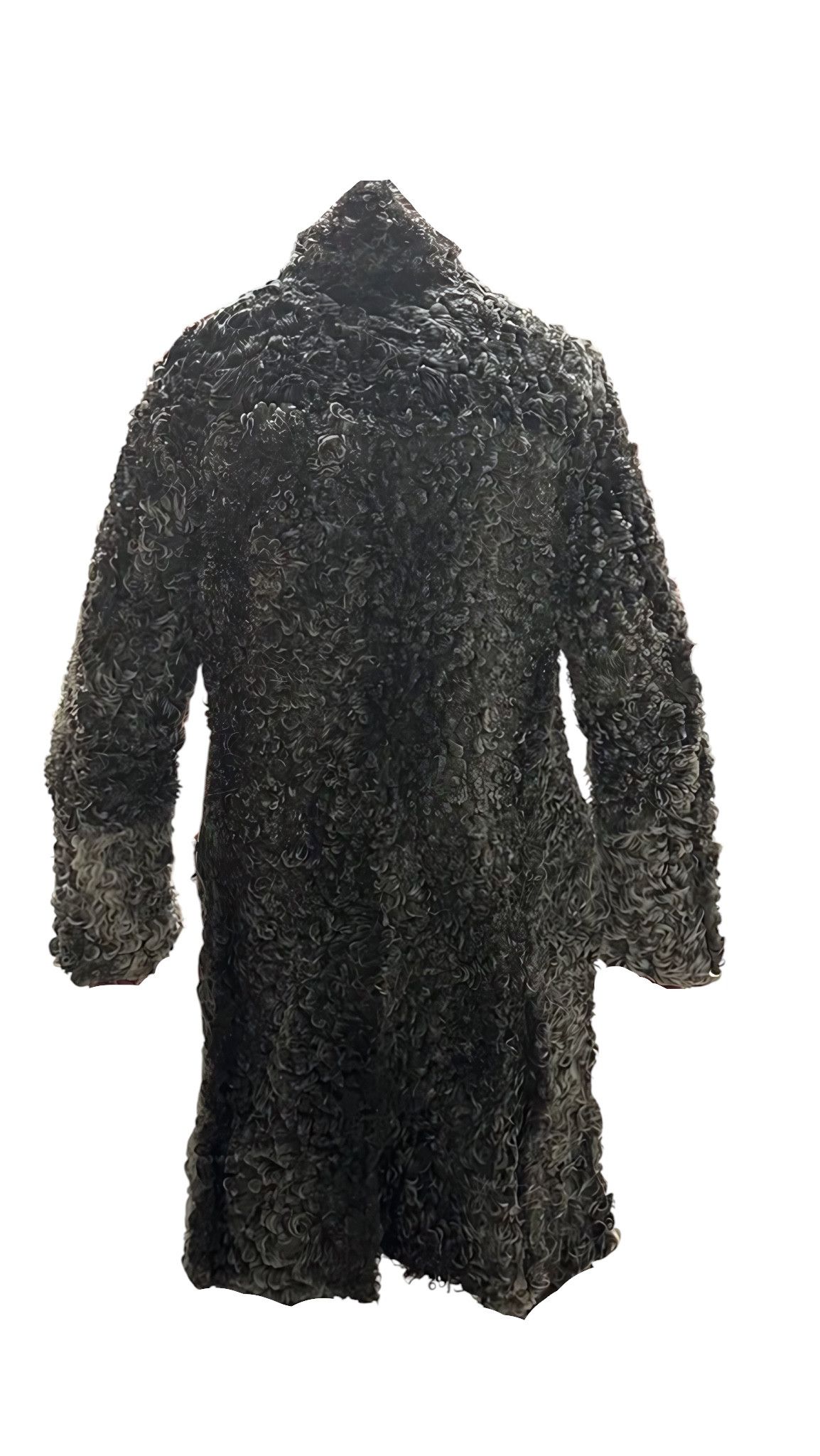 Emporio Armani MONGOLIAN LAMB FUR REVERSIBLE SUEDE HEAVY COAT Size US S / EU 44-46 / 1 - 2 Thumbnail