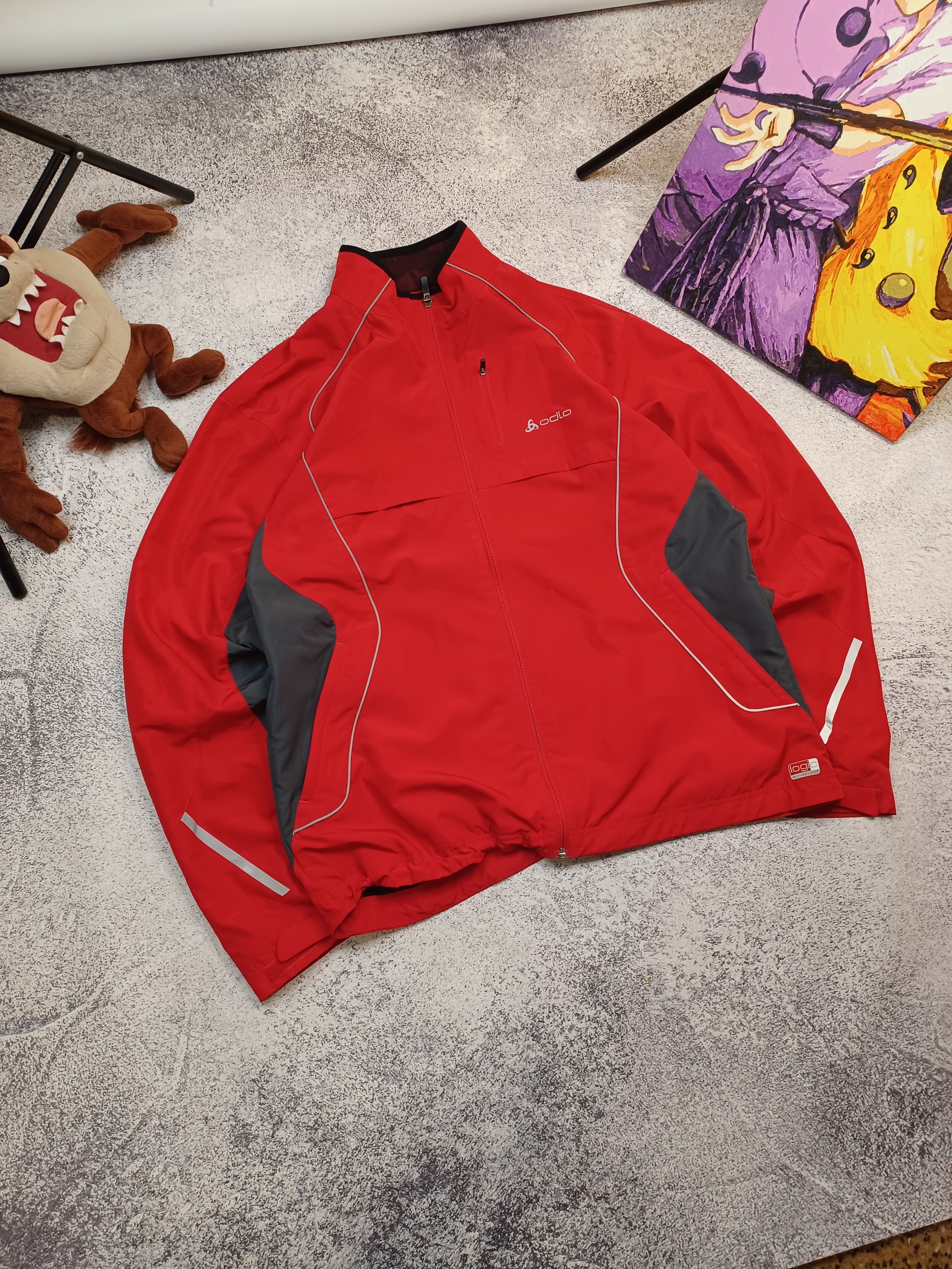 Odlo Vintage Odlo Windbreaker Jacket Size US XL / EU 56 / 4 - 1 Thumbnail