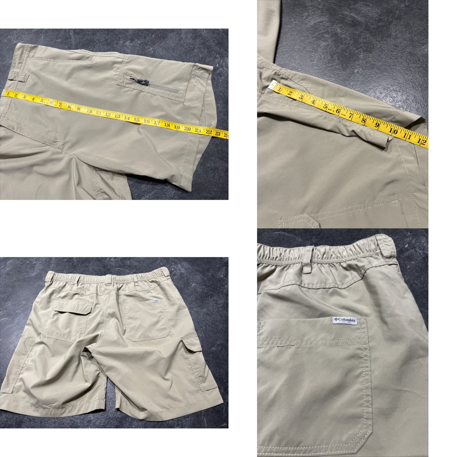 Vintage Columbia Shorts Mens 42 Khaki Tan Polyester Cargo Hiking Outdoor Size US 42 / EU 58 - 8 Thumbnail
