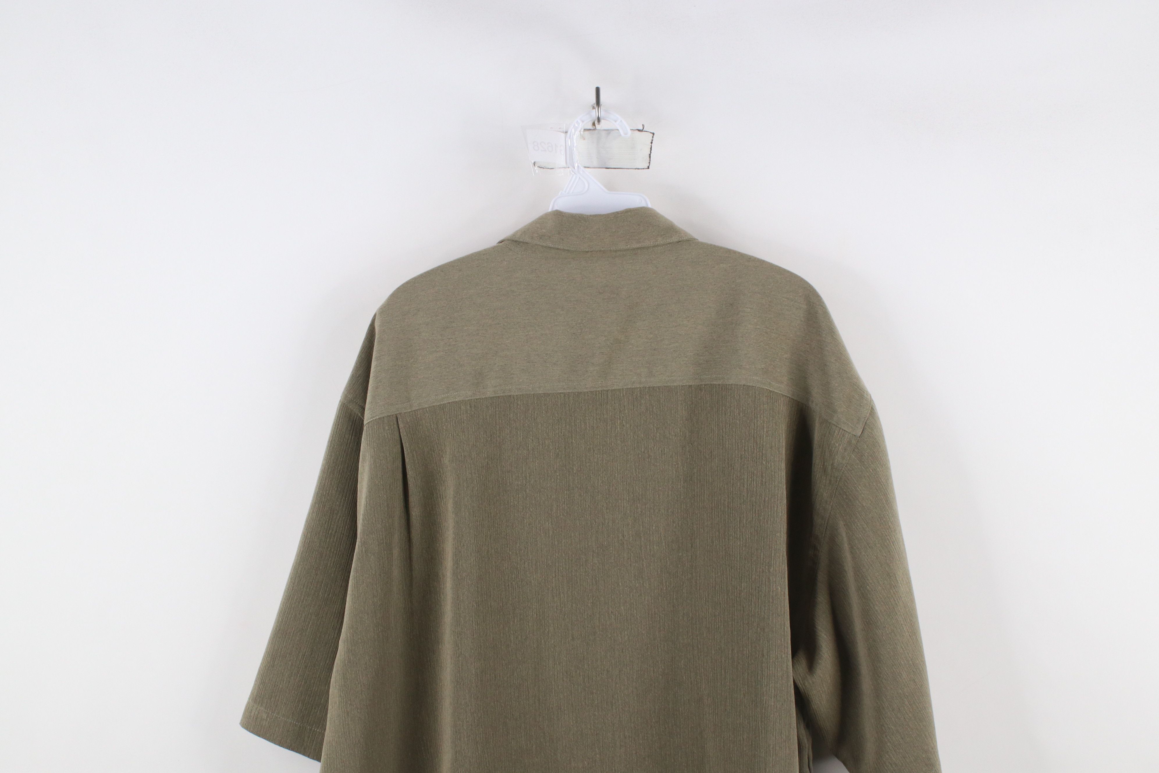 Vintage Vintage 90s Streetwear Short Sleeve Board Button Shirt Brown Size US XXL / EU 58 / 5 - 11 Thumbnail
